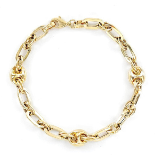 PULSERA ESLABONES Y CALABROTE
