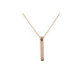 COLLAR ORO CON BRILLANTE 0.01 QT