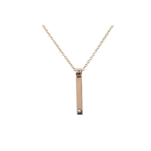 COLLAR ORO CON BRILLANTE 0.01 QT