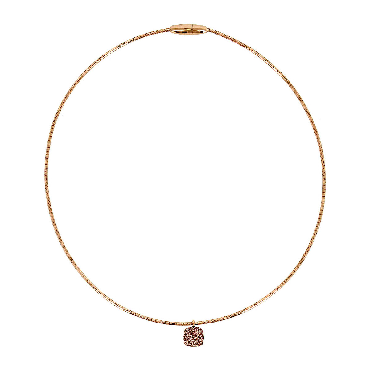 COLLAR GIALLO PLATA BAÑADO ORO Y POLVO