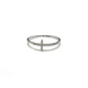 ANILLO O/BLANCO CRUZ BRILLANTES 0.08 QT ANILLO O/BLANCO CRUZ BRILLANTES 0.08 QT