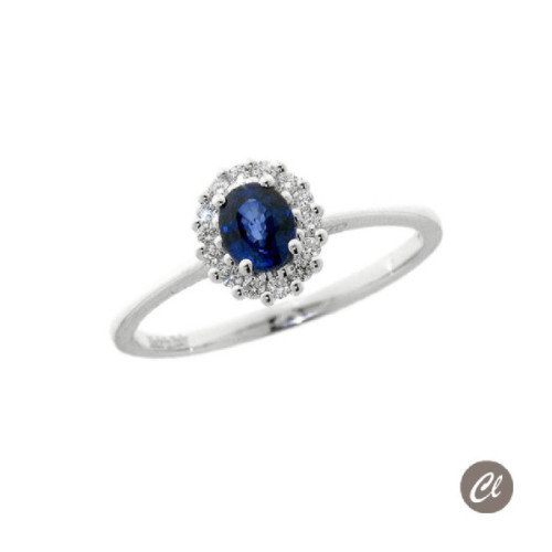 ANILLO O/BLANCO BTES 0.13 Y ZAFIRO 0.5 Q