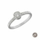 ANILLO ORO BLANCO Y BRILLANTES 0.31 QT ANILLO ORO BLANCO Y BRILLANTES 0.31 QT
