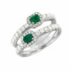 ANILLO O/BLANCO BTES 0.85 Y ESMER 0.44 Q