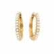 PENDIENTES ORO Y BRILLANTES 0.35 QT