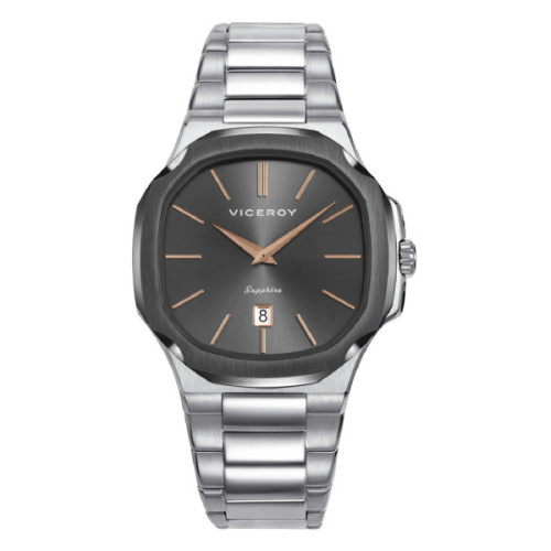 RELOJ ACERO IP GRIS VICEROY