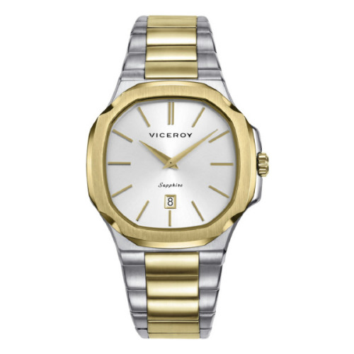 RELOJ ACERO IP DORADO VICEROY