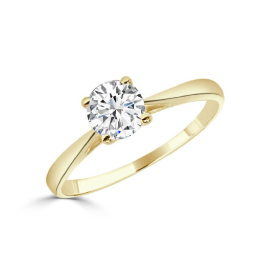 SOLITARIO ORO Y BRILLANTE 0.26 QT H/I-SI