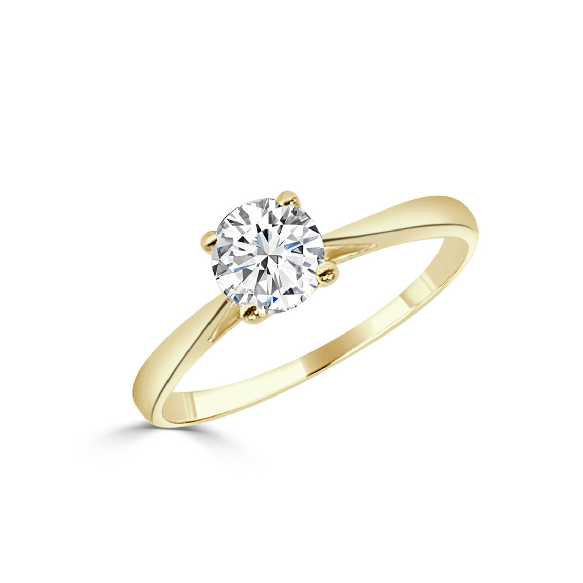 SOLITARIO ORO Y BRILLANTE 0.26 QT H/I-SI