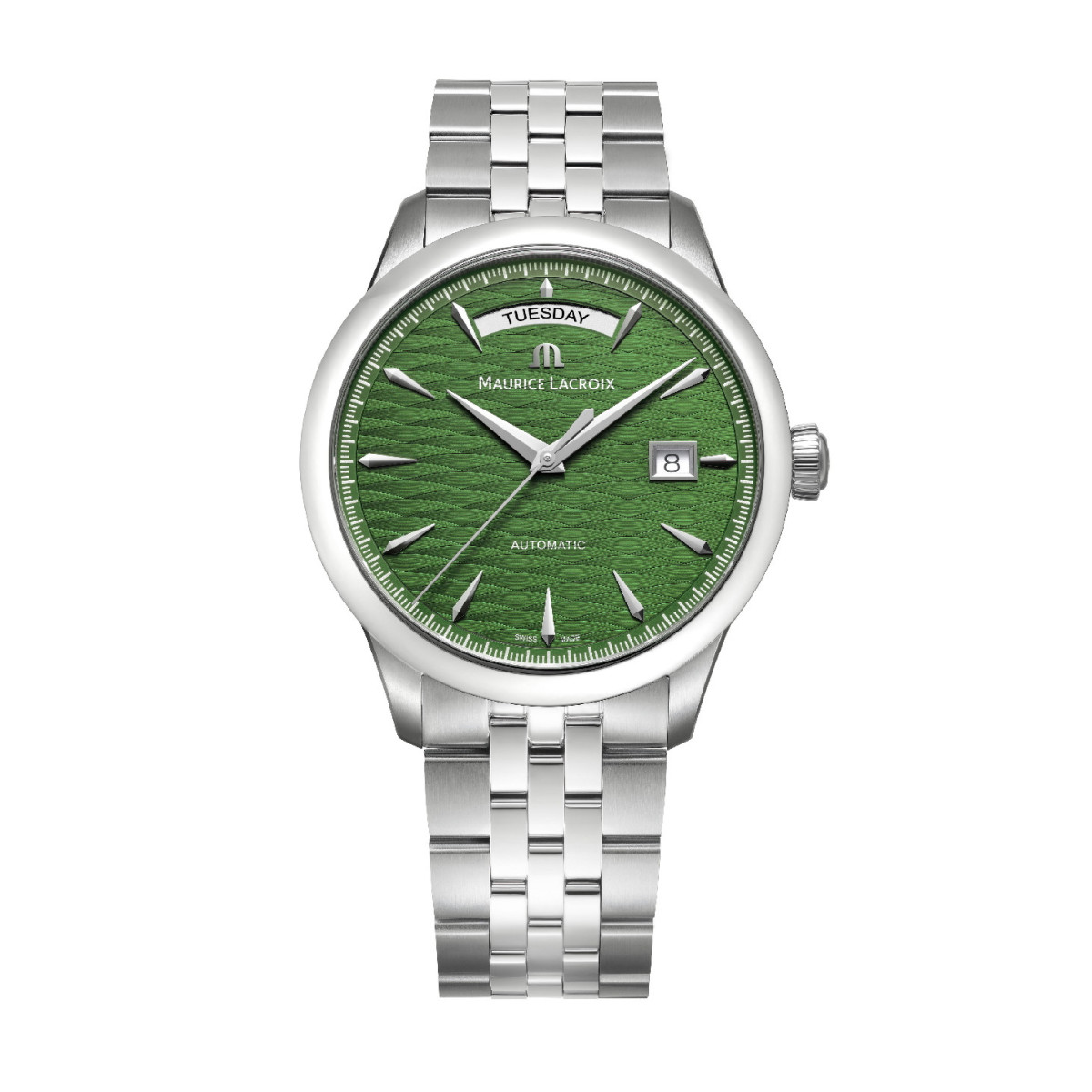 RELOJ 1975 AUTO VAGUES DU JURA GREEN - 756058-SS002-630-1