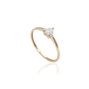 ANILLO ORO Y CIRCONITAS