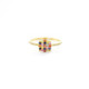 ANILLO ORO Y ZAFIROS MULTICOLOR ANILLO ORO Y ZAFIROS MULTICOLOR