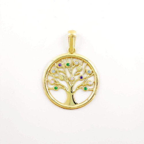 COLGANTE ORO ARBOL DE LA VIDA