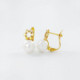 PENDIENTES ORO PERLA Y BTES 0.025 QT