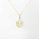 COLLAR ORO Y BRILLANTES 0.06 QT