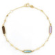 PULSERA DE ORO Y PIEDRAS