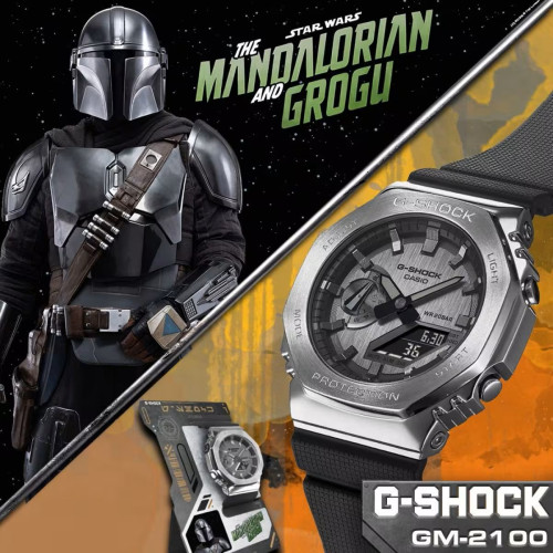 RELOJ G-SHOCK MANDALORIAN - GM-2100-1AER-MAN