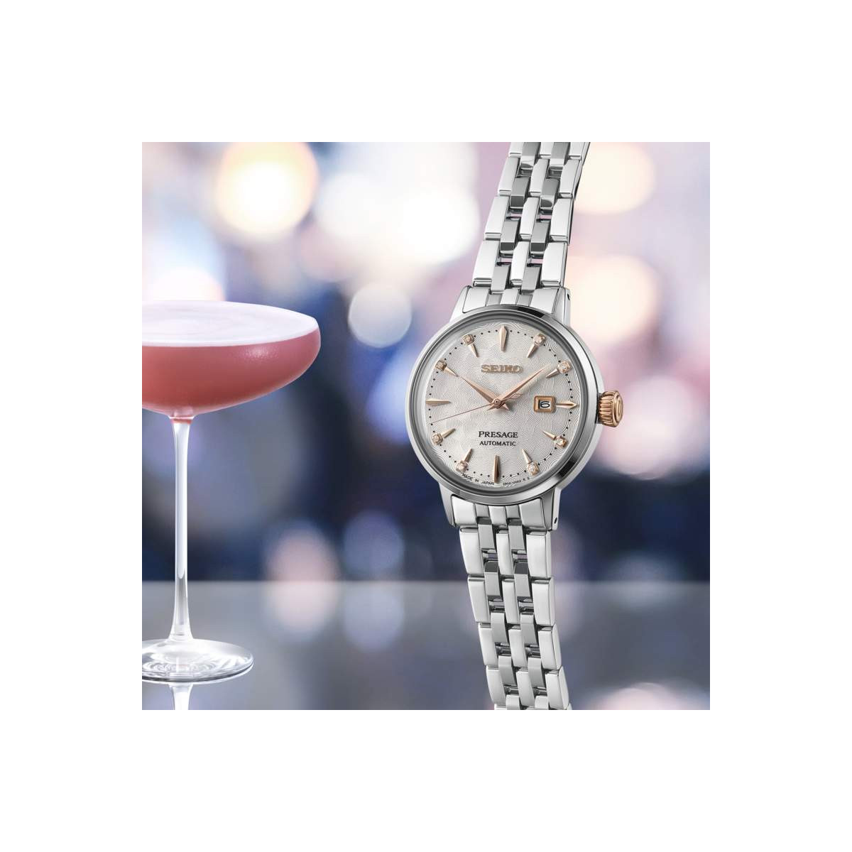 RELOJ PRESAGE COCKTAIL AUTOMATICO CLOVER