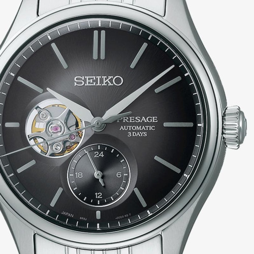 Presage Classic Series Skeleton Gris