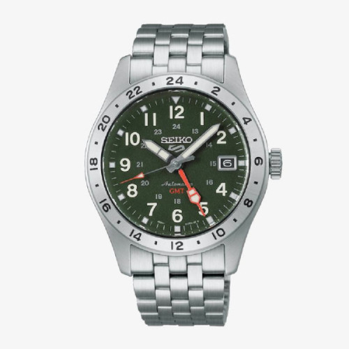 Seiko 5 Sports Field GMT Esfera Caqui