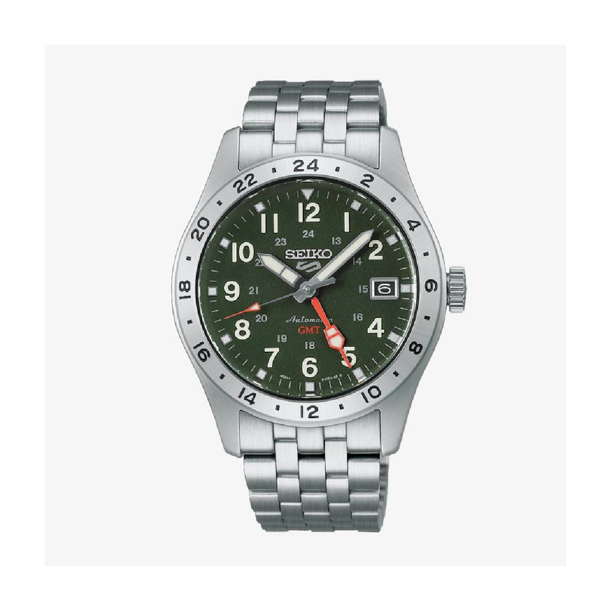 Seiko 5 Sports Field GMT Esfera Caqui