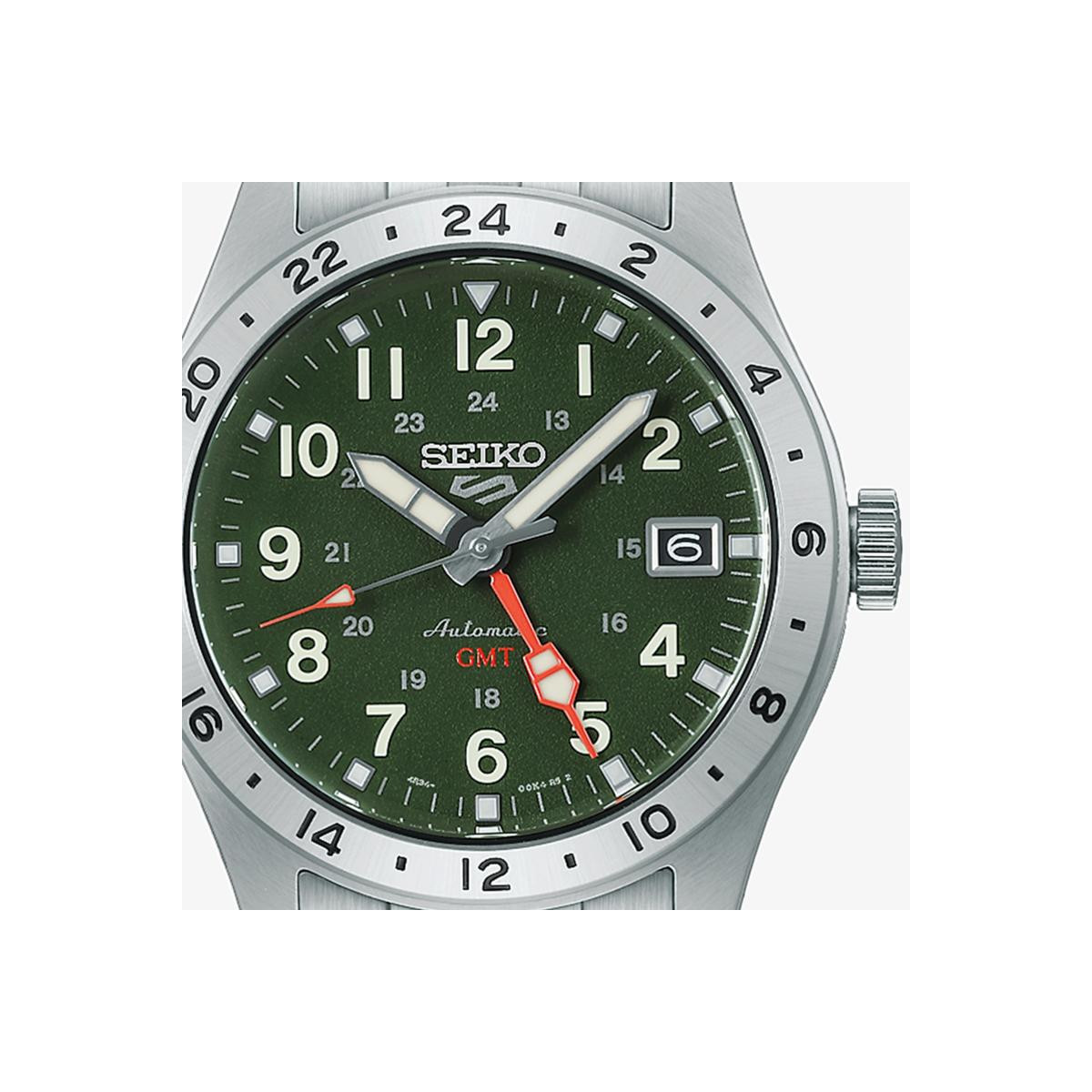 Seiko 5 Sports Field GMT Esfera Caqui